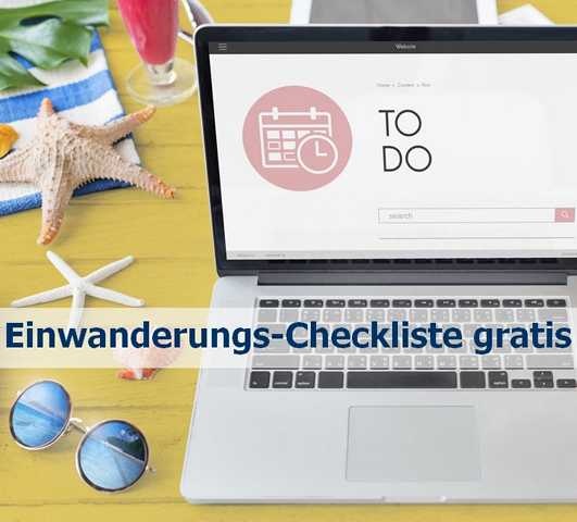 Einwanderungs-Checkliste gratis, made by Teneriffa-Service