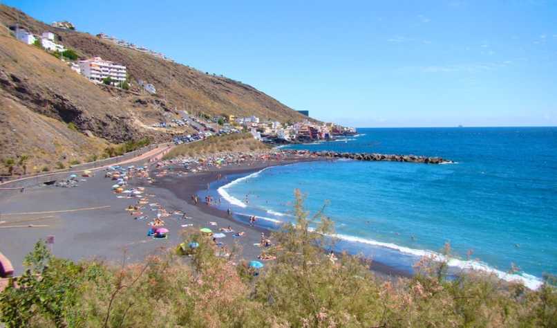 Freizeit auf Teneriffa am Badestrand der Boca Cangrejo